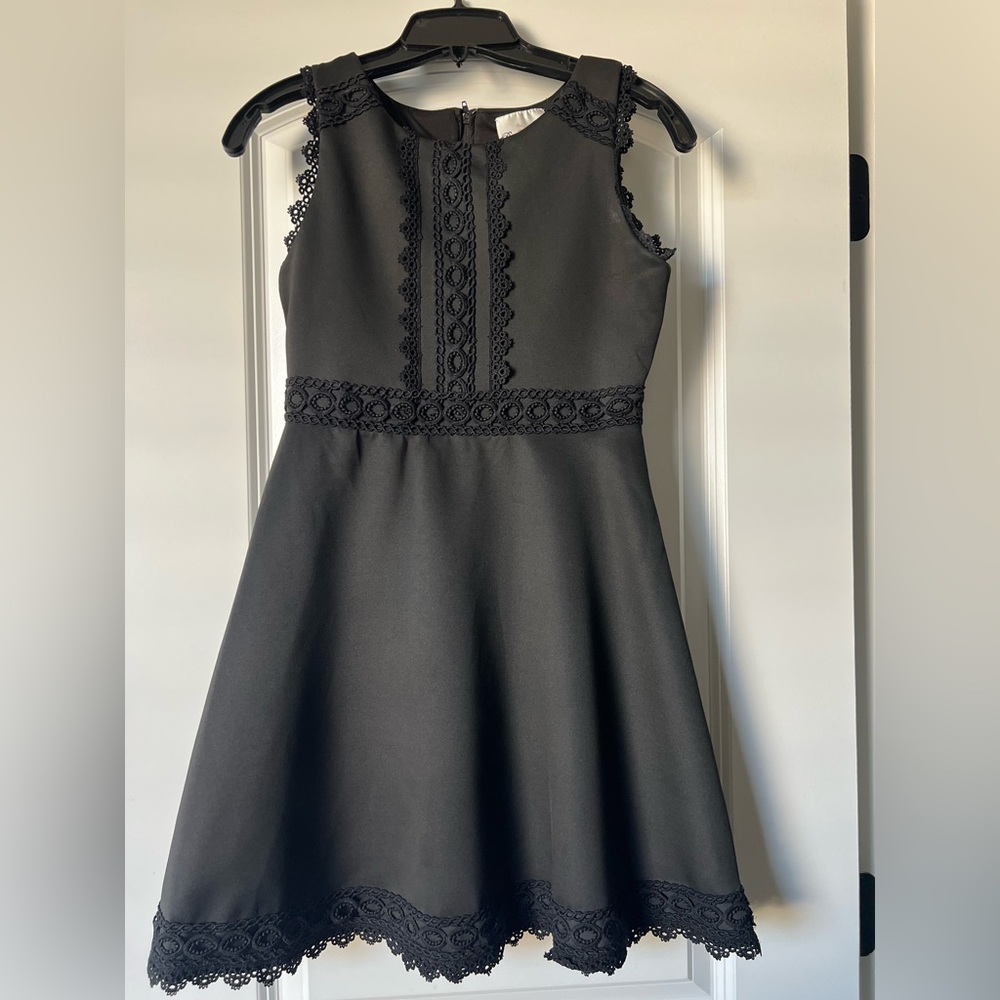 Rare Editions Girls Black Dress